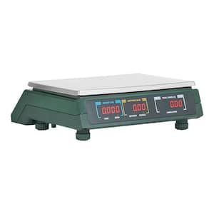 66 lb. Electronic Price Computing Scale, High-Precision Digital Deli Weight Scales, LED Display Commercial Food Weighing