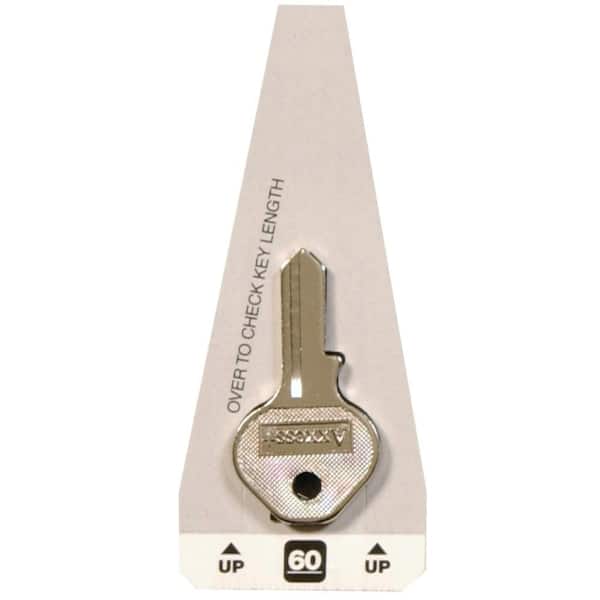 Hillman #60 Blank Padlock Master Lock Key