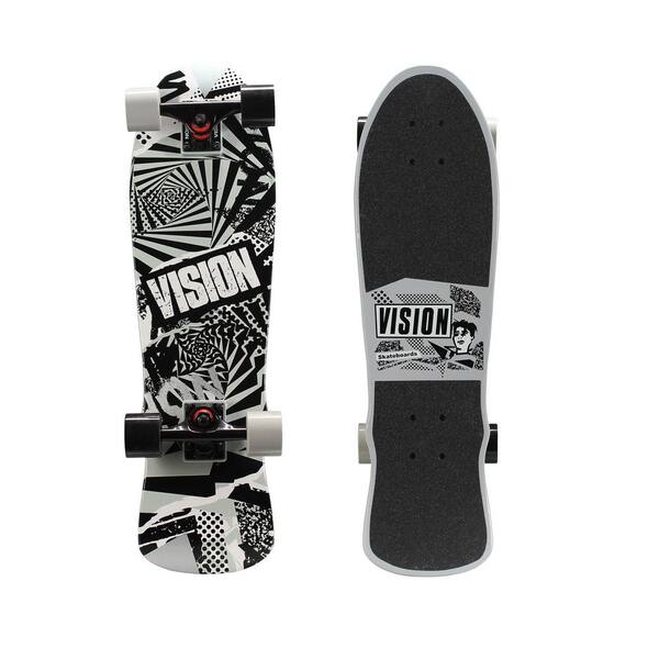 Vision 28 in. Mini Cruiser Skateboard in Twisted Graphic