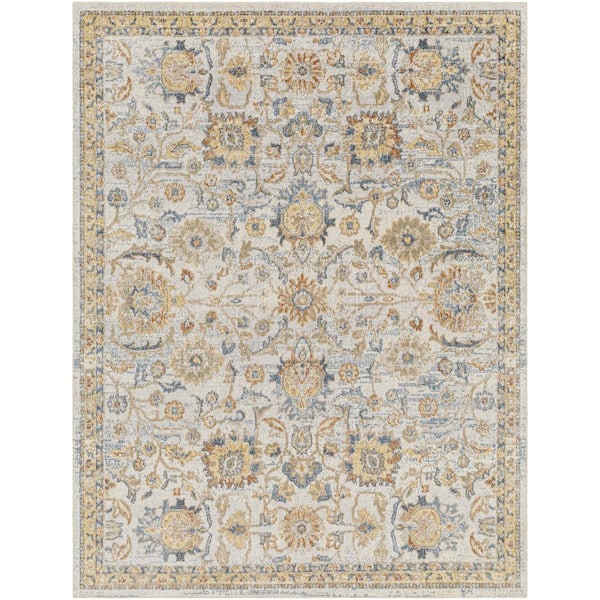 Lillian Light Doormat 2 ft. x 4 ft. Indoor Machine-Washable Area Rug