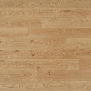 Marigold White Oak 9/16 in. T x 8.66 in. W Tongue and Groove Smooth Engineered Hardwood Flooring (31.25 sqft/case)