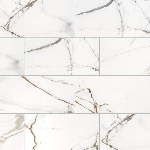Michella Marbella 24 in. x 24 in. Polished Porcelain Stone Look Floor and Wall Tile (465.12 sq. ft./Pallet)
