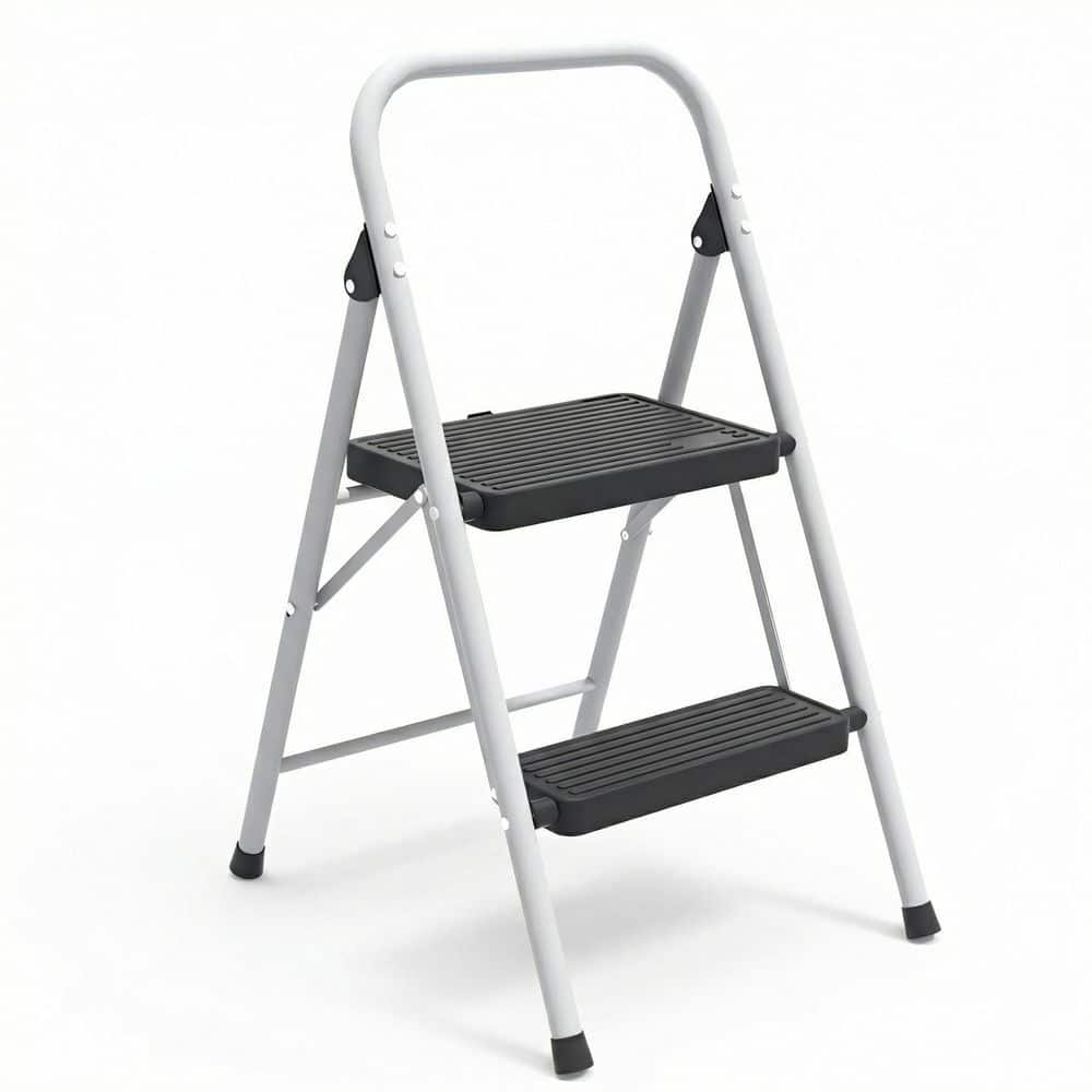 2-Step Folding Steel Step Stool (7 ft. Reach) with Non-Marring Feet, 330 lbs. Load Capacity Type IA Duty Rating price history on PriceWatchPro