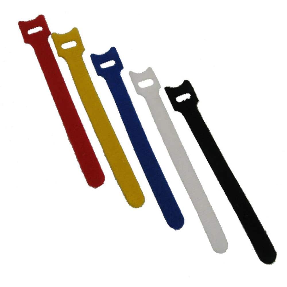 Klein Tools 6 in., 8 in., 14 in. Hook and Loop Cinch Straps (Multi-Pack)  450-600 - The Home Depot