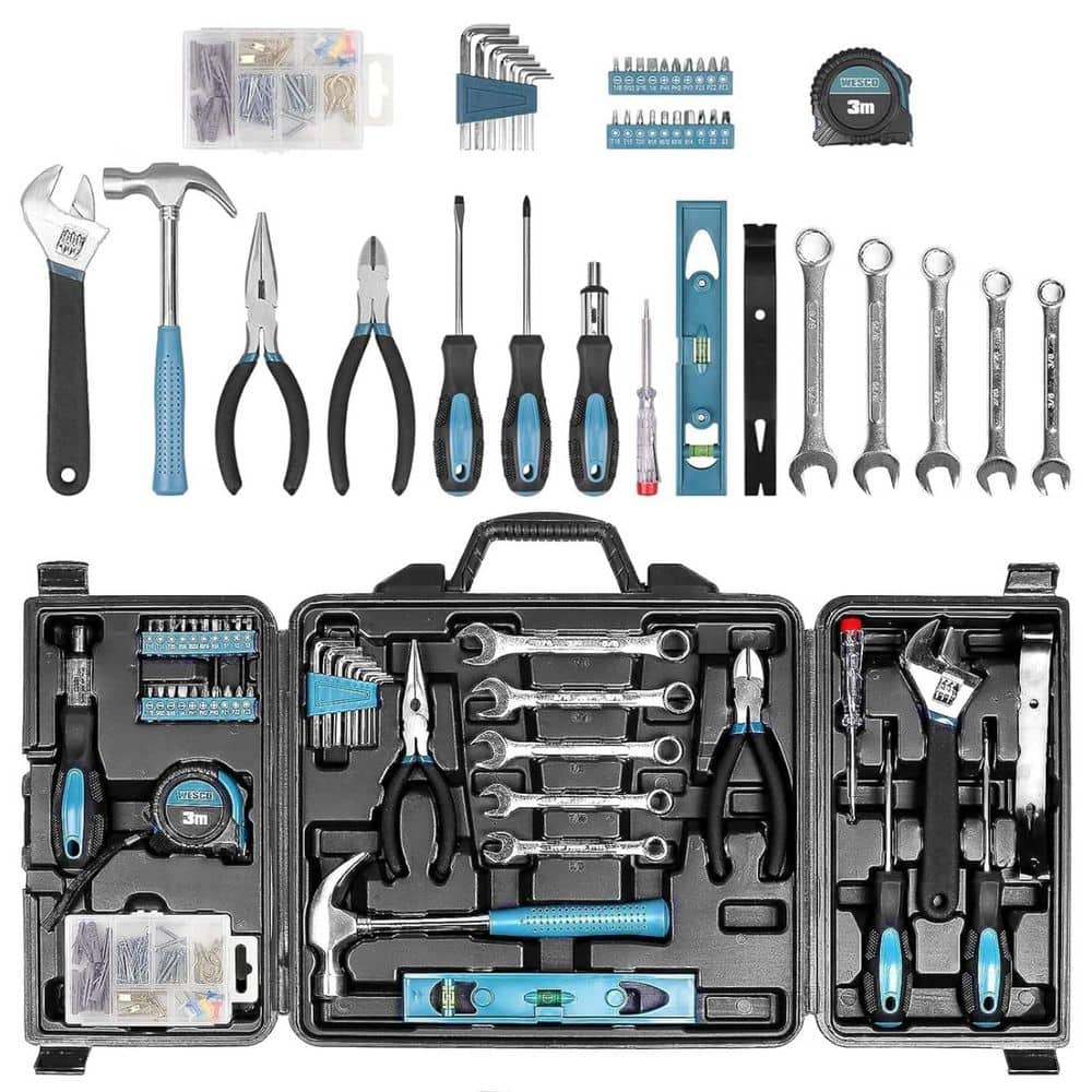 General Basic Repair Tool Set with Hammer, Pliers, Wrenches, Voltage Tester, Measure Tape, Screwdriver Bits price history on PriceWatchPro