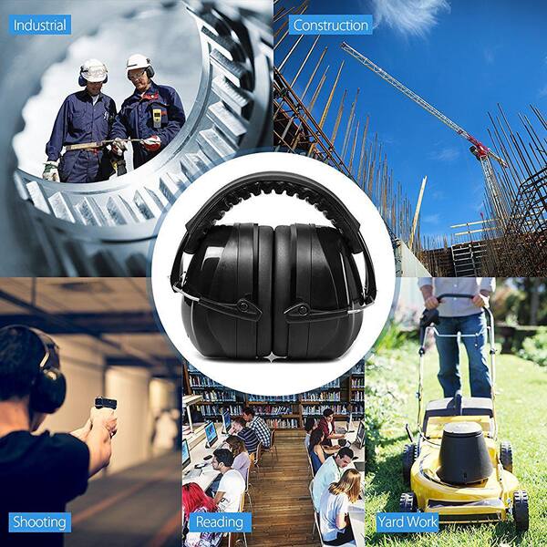Ear Defenders 34dB Highest NRR Safety Ear Muffs Shooting Hearing For Adults/Kids 