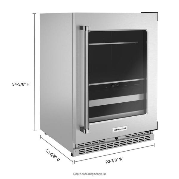 KitchenAid Beverage Cooler (KUBR314KSS) - Stainless Steel KitchenAid Beverage Cooler (KUBR314KSS) - Stainless Steel
