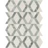 Daltile Xpress Mosaix Peel 'N Stick Moonstone 18 in. x 14 Marble Hinge Mosaic Tile (16.2 sq. ft./Case) ST46HNGMSPSHDHN