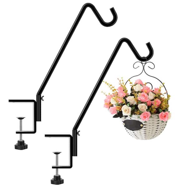 hanging plant bracket Leather Plant Hanger Black main image 1