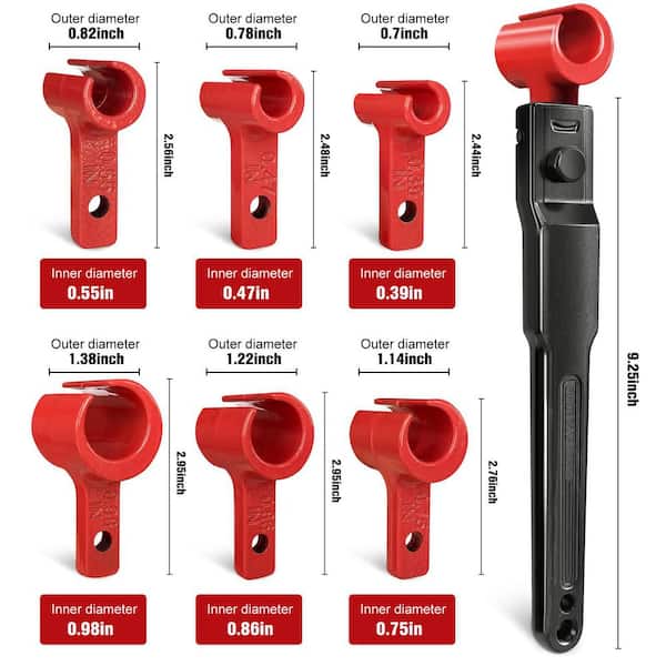 Laybus 6 in 1 Door Hinge Adjustment Tool Kit, Economical, Includes
