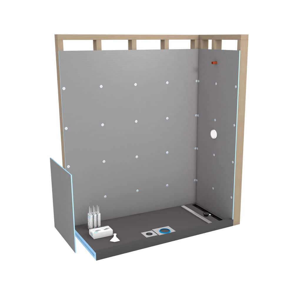 Fundo Linear 32 in. W x 72 in. L Shower Kit price history on PriceWatchPro