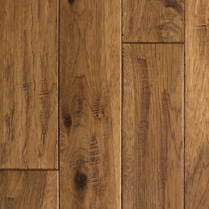 Hickory Vintage Barrel Hand Sculpted 3/4 in. T x 4 in. W x Random Length Solid Hardwood Flooring (16 sqft / case)