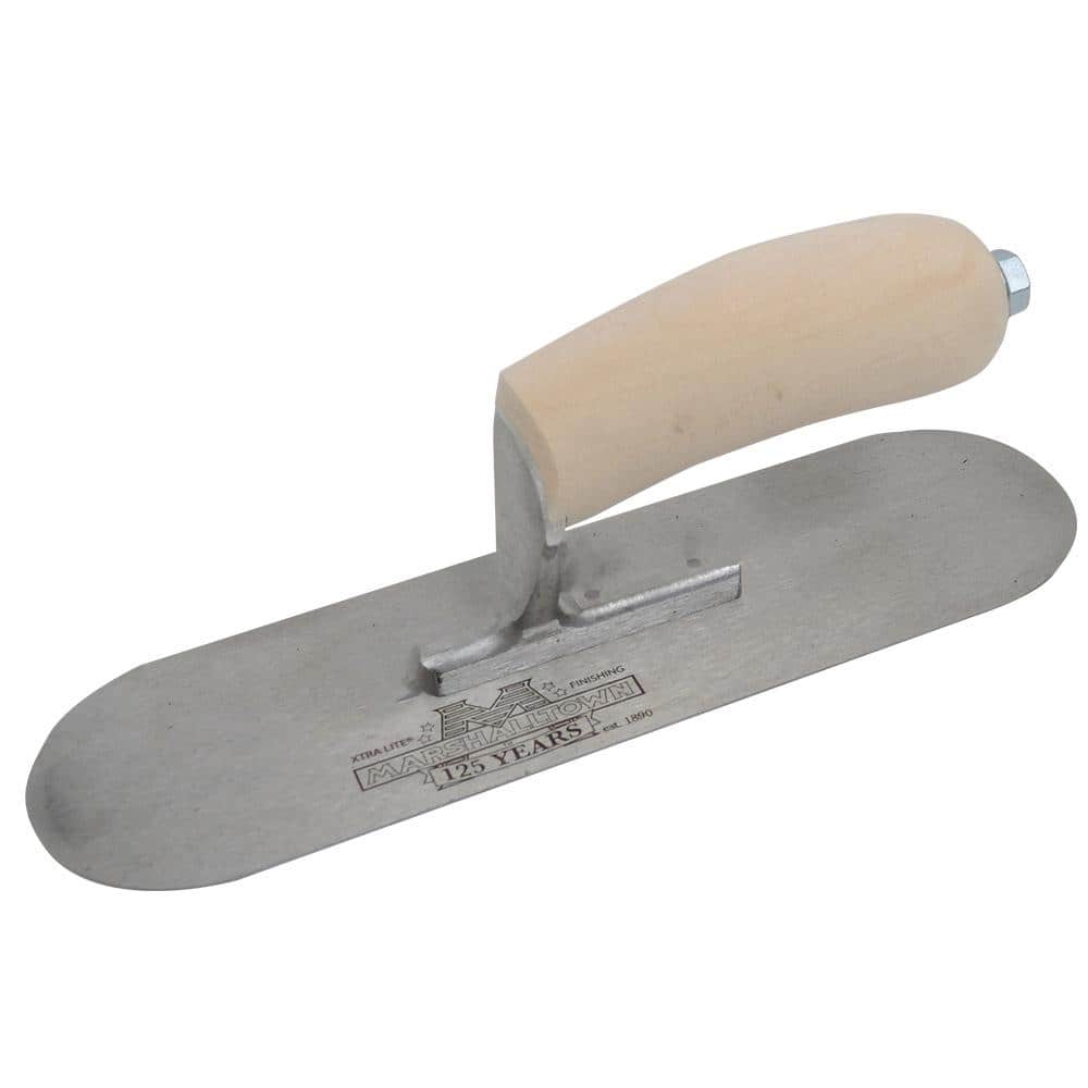 10 in. x 3 in. Exposed Rivet PoolSaver Trowel - Curved Wood Handle price history on PriceWatchPro