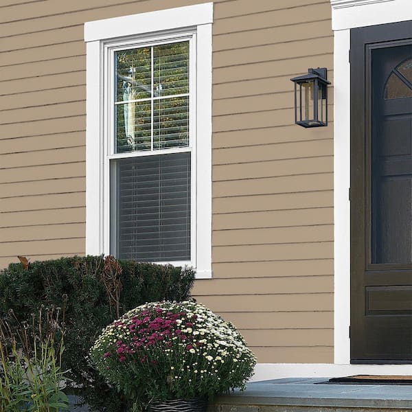 Glidden Premium 1 qt. PPG1077-4 Weathered Wood Flat Exterior Latex