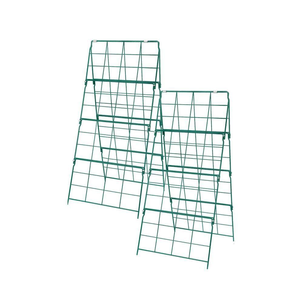 42 in. x 16.5 in. 2 Pack Cucumber Trellis, Outdoor Sturdy Metal A-Frame Cucumber Trellis Support price history on PriceWatchPro