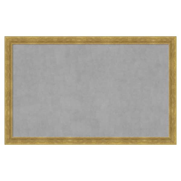 Amanti Art Angled Gold 43 in. x 27 in. Framed Magnetic Board
