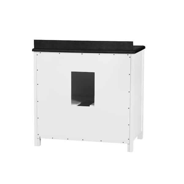 Home Decorators Collection Ainsley 36 in. Single Sink White
