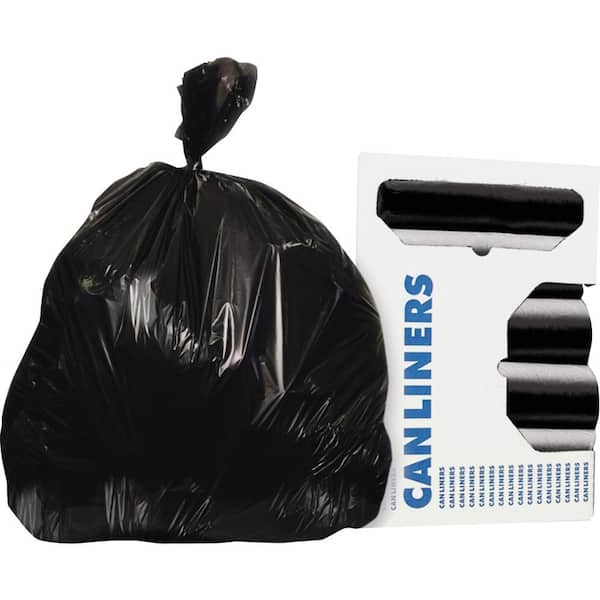 ACCUFIT 23 Gal. Black Linear Low Density Trash Bags, 0.9 mil, 28 in. x 45  in., 6 Boxes of 50 Bags, 300/Carton HERH5645TKRC1CT - The Home Depot