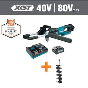 40V Max XGT Brushless Cordless Earth Auger Kit (4.0Ah) with 8" Earth Auger Drill Bit