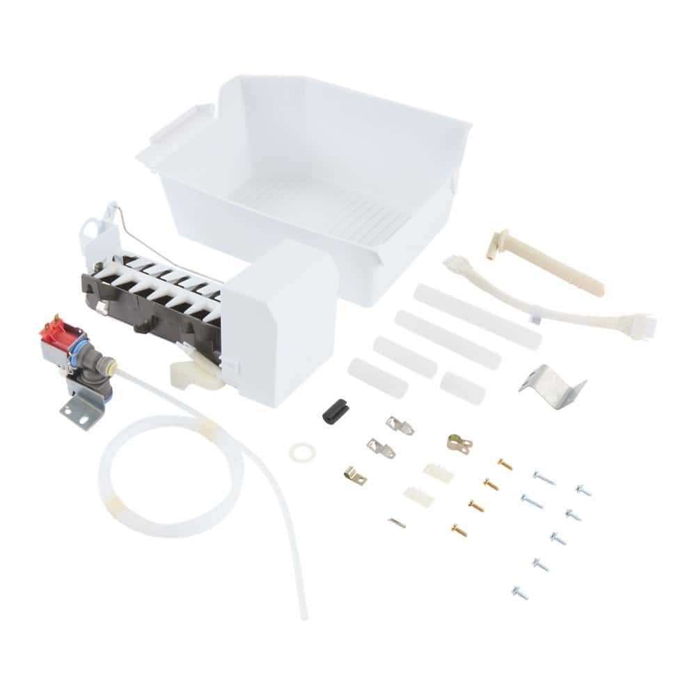 Icemaker Kit for Most Whirlpool Bottom-Mount Refrigerators - White