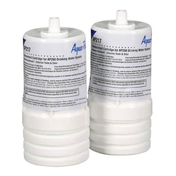 Unbranded AP217 Under-Sink Filter Replacement Cartridge (2-Pack)