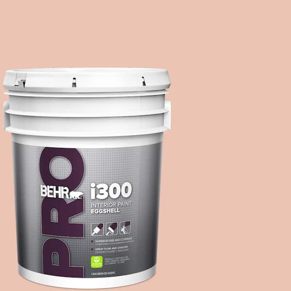 BEHR PRO 5 gal. #HDC-CT-14 Coral Coast Eggshell Interior Paint
