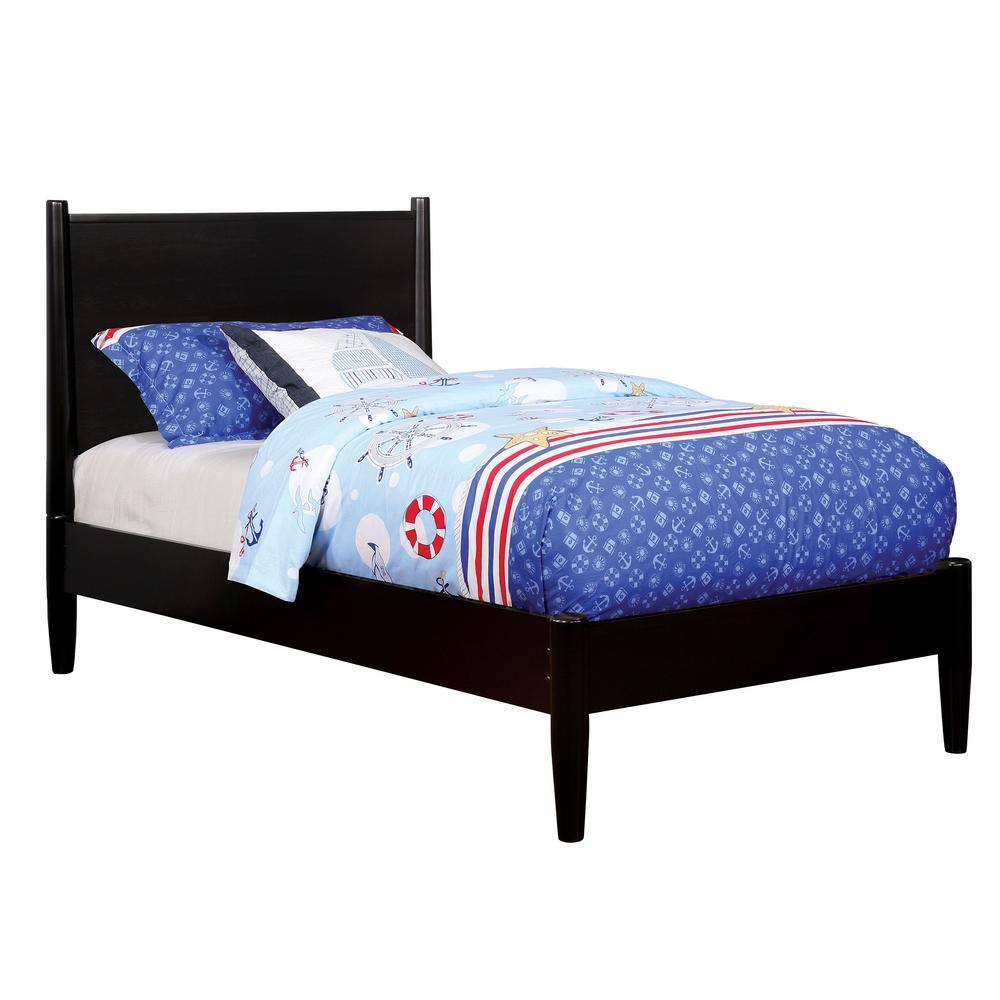 Furniture of America Demartin Black Wood Frame King Platform Bed with  Storage IDF-7223BK-EK - The Home Depot