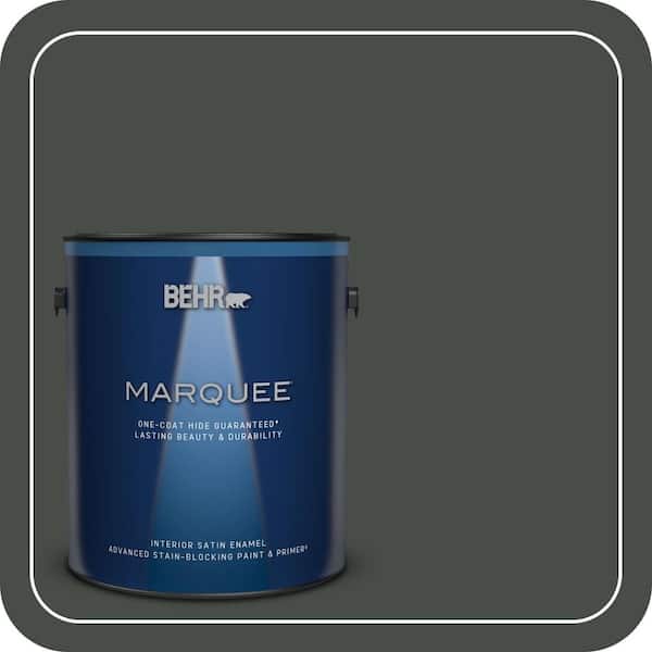 BEHR MARQUEE 1 gal. #PPF-55 Forest Floor Satin Enamel Interior Paint & Primer