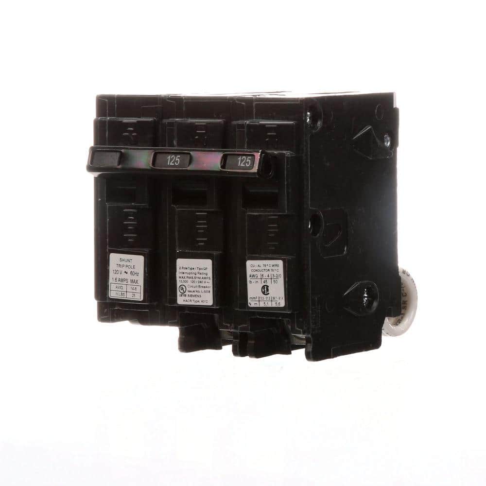 ２／３　　20m Siemens 125 Amp Double-Pole Type QP Circuit Breaker with 120-Volt