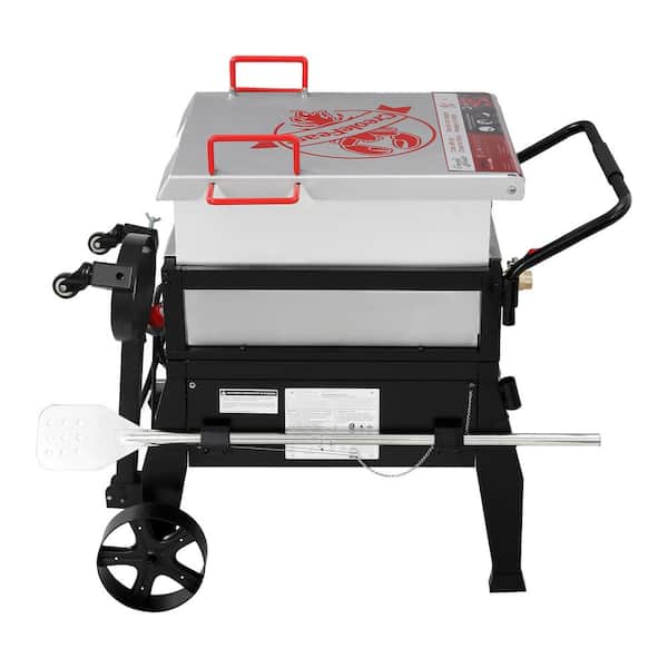 CreoleFeast CFB1001A Single Sack Crawfish Boiler Outdoor Stove Propane Gas Grill Cooker in Black - 3