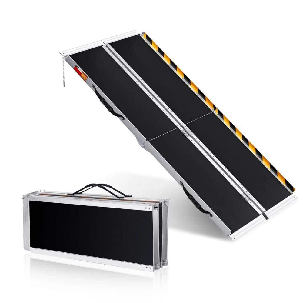 Aluminum 6 ft. Threshold Ramp for Wheelchair, Non-Skid Double Anti-Slip, Foldable Portable, Corrosion-Resistant Hinge price history on PriceWatchPro