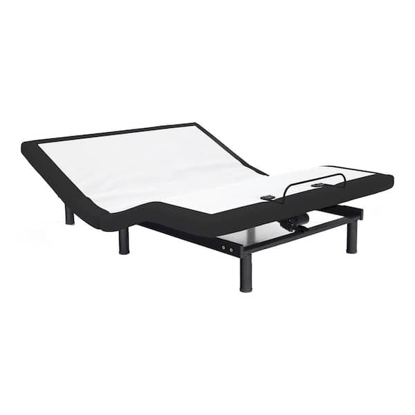 Furniture of America Harmony Black Full Adjustable Bed Frame with Zero ...