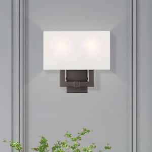 Layton 2-Light English Bronze ADA Wall Sconce