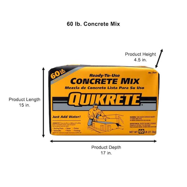 Quikrete - 60 lb. Concrete Mix