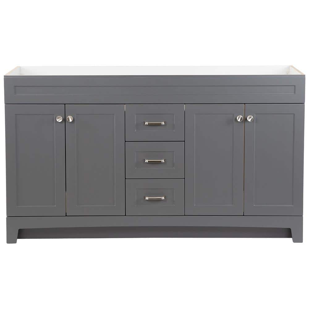 Thornbriar 60 in. W x 22 in. D x 34 in. H Bath Vanity Cabinet without Top in Cement price history on PriceWatchPro