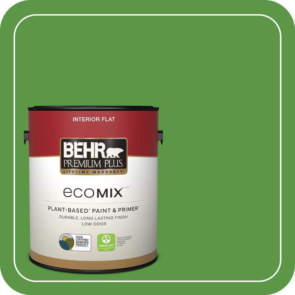 1 gal. #430B-7 Cress Green Flat EcoMix Plant-Based Interior Paint & Primer price history on PriceWatchPro