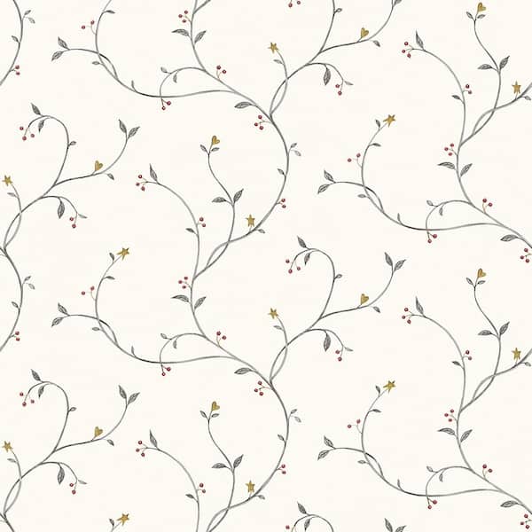 Chesapeake Kurt Black Tin Star Trail Black Wallpaper Sample