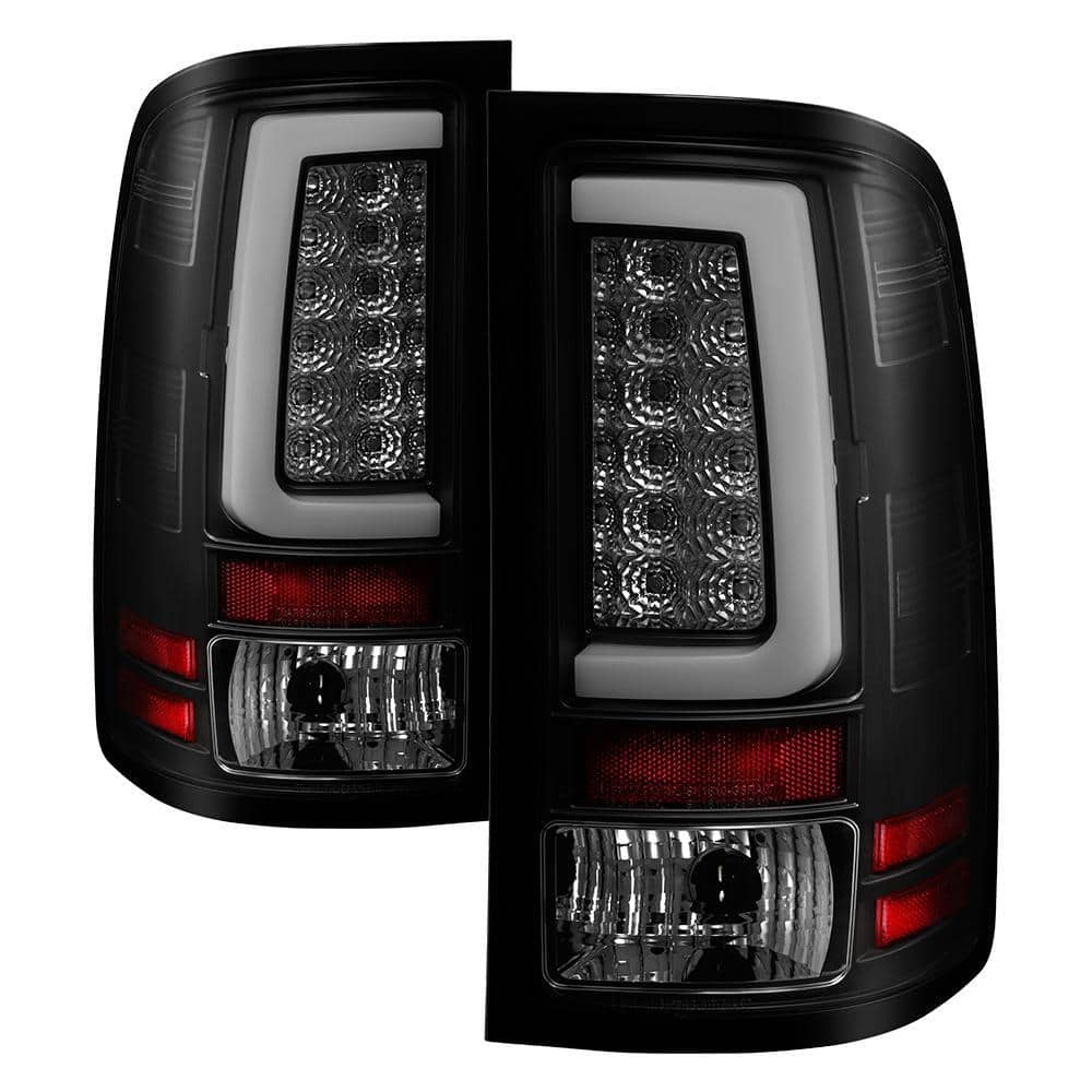 GMC Sierra 1500 07-13 2500HD/3500HD 07-14(Doesn't fit 3500HD Dually Models) Ver2 Light Bar LED Tail Lights -Black Smoke price history on PriceWatchPro