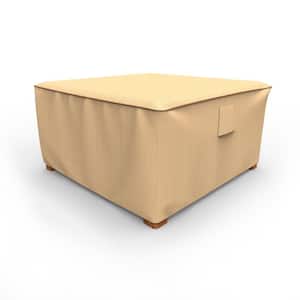 Sedona X-Large Tan Outdoor Square Patio Table Cover/Ottoman Cover