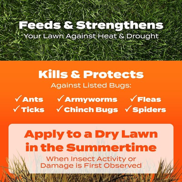 Turf Builder 40.05 lbs. 15,000 sq. ft. SummerGuard Dry Lawn Fertilizer with Insect Killer