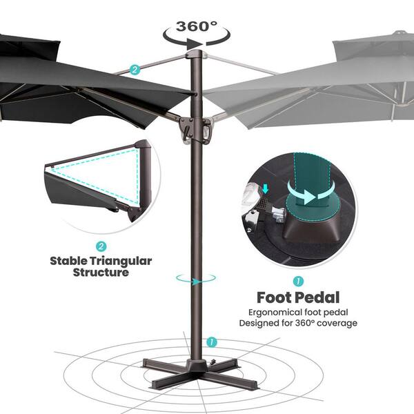 ちびた　FORME UMBRELLA STM Industries Octagon Valance 6' Fiberglass Umbrella, 8
