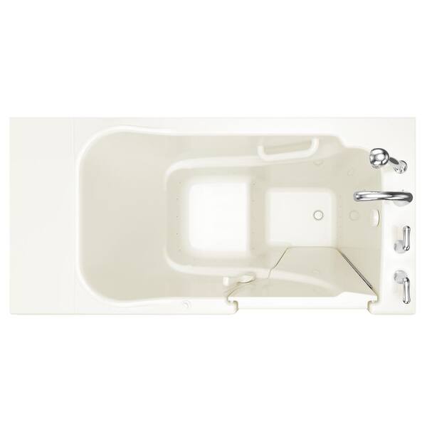 Safety Tubs SSA4828LD-WH Gelcoat Entry Series Walk-In Tub With Dual Jet