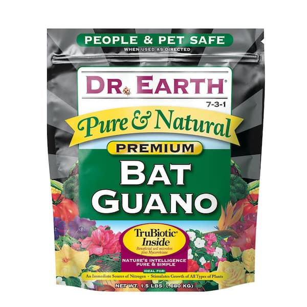 DR. EARTH 1.5 lb. Organic 7-3-1 Dry Bat Guano