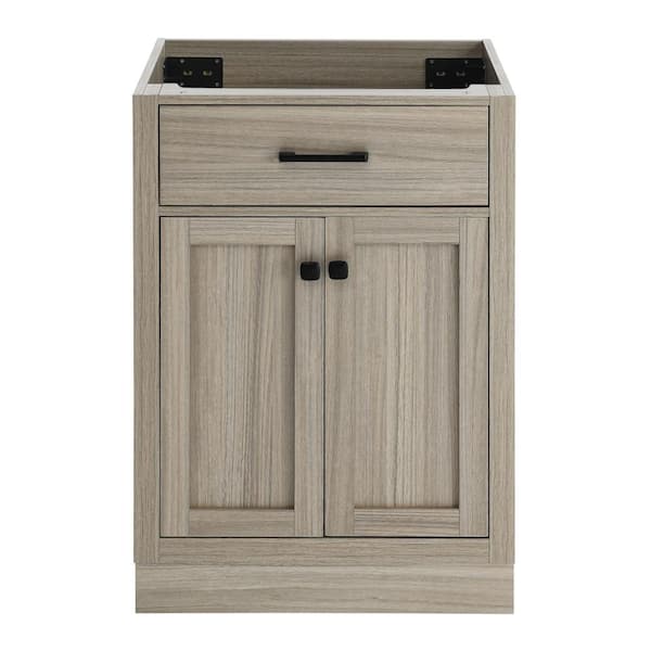 Swiss Madison Burdon 20 in. W x 36 in. D x 7 in. H x Bath Vanity Cabinet without Top in Weathered Oak