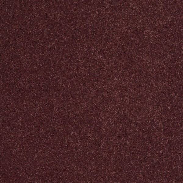 SoftSpring Carpet Sample - Miraculous I - Color Salsa Texture 8 in. x 8 in.