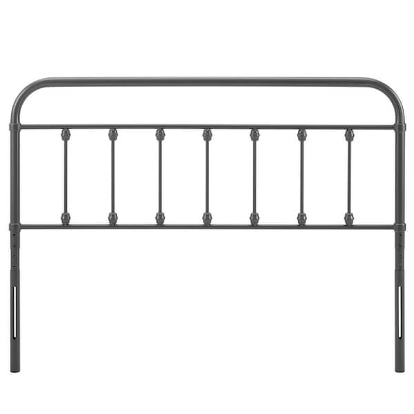 MODWAY Sage Gray Full Metal Headboard