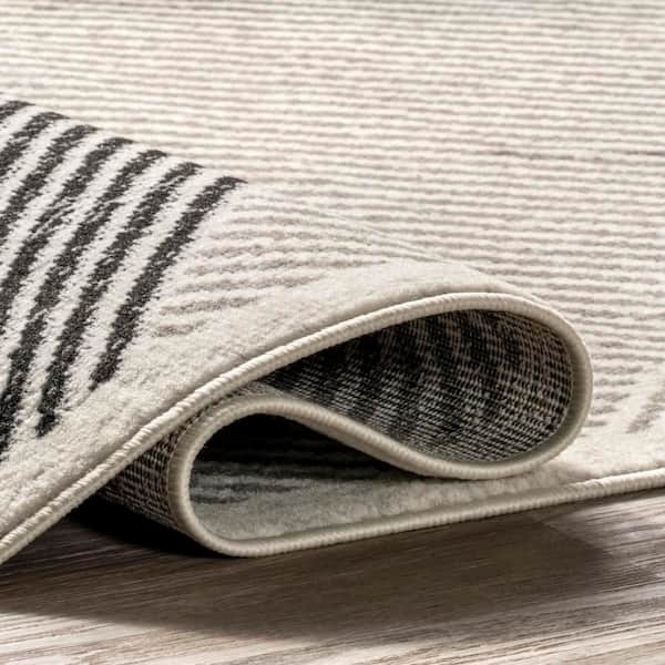 nuLOOM Charline Modern Mountain Beige 7 ft. x 9 ft. Area Rug
