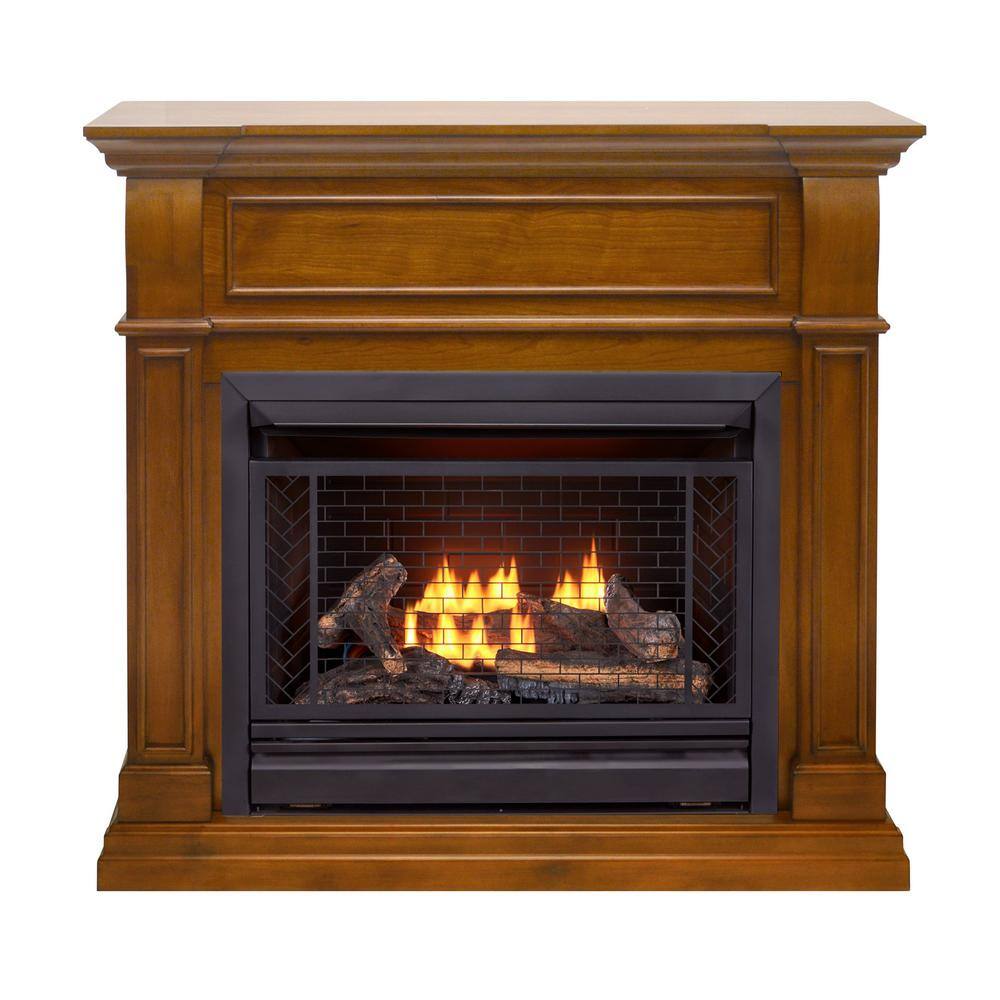 Bluegrass Living 26 000 Btu Vent Free Natural Gas Fireplace System Remote Control B300rtn 4 As The Home Depot Bluegrass Living 26 000 Btu Vent Free Natural Gas Fireplace System Remote Control B300rtn 4 As The Home Depot