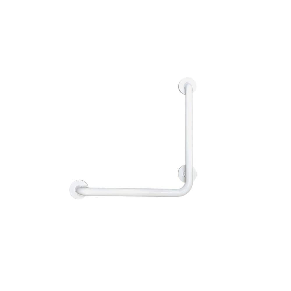 CSI Bathware 30 in. x 30 in. Left Hand Vertical Angle Grab Bar in