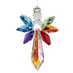 Woodstock Rainbow Makers Collection, Crystal Guardian Angel, Large 2 in. Chakra Crystal Suncatcher